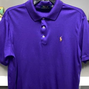 Purple polo classic fit